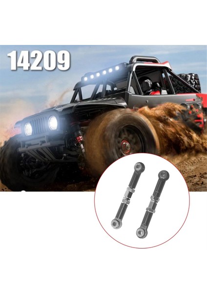 Rc Araç Metal Yükseltme Aksesuarlar Mjx Hiper Go 1/14 14209 14210 H14BM Rc Araba Yükseltme Parçaları (Titanyum) (Yurt Dışından) fırsatları