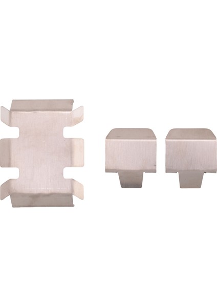 Mst Cfx Cmx Rc Track Araba Yükseltme Parçaları Için Paslanmaz Çelik Şasi Zırh Aksını Koruyucu Kayma Plakası (Yurt Dışından)