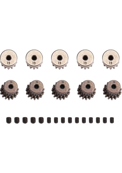 10PCS Pinyon Dişlisi 32P 5mm 13T 15T Trx4 RC4WD/D90 D110 Eksenel SCX10 90046 (Yurt Dışından) fiyatları