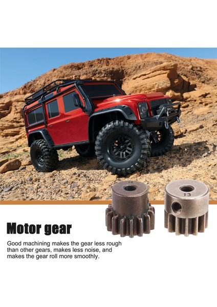 10PCS Pinyon Dişlisi 32P 5mm 13T 15T Trx4 RC4WD/D90 D110 Eksenel SCX10 90046 (Yurt Dışından) fırsatları
