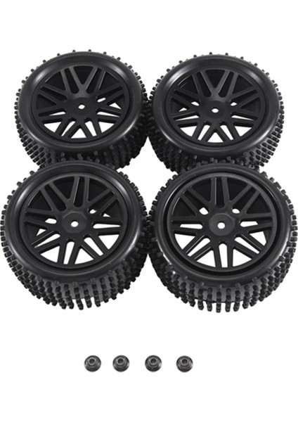 4pcs Wltoys Için 85MM Lastik Tekerlek Lastiği 144001 144010 124007 124017 Tamiya Hsp 1/10 1/12 1/14 Rc Araba Off Road Buggy, B (Yurt Dışından)