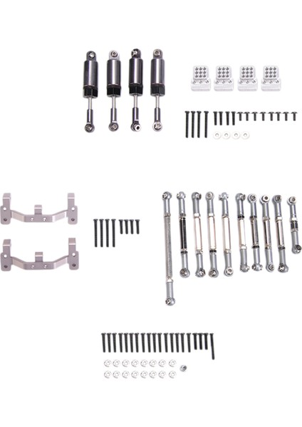 Metal Direksiyon Bağlantı Çubuk Çekme Çubuk Montaj Koltuğu Şok Emici Wpl C14 C14 C24 1/16 Rc Araba Yükseltme Yedek Parça Titanyum (Yurt Dışından) modelleri