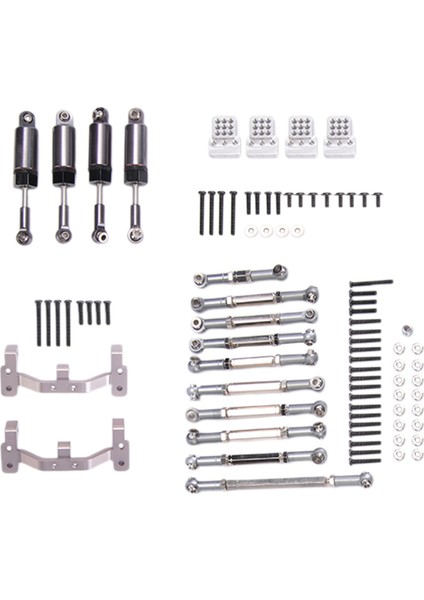 Metal Direksiyon Bağlantı Çubuk Çekme Çubuk Montaj Koltuğu Şok Emici Wpl C14 C14 C24 1/16 Rc Araba Yükseltme Yedek Parça Titanyum (Yurt Dışından) fırsatları