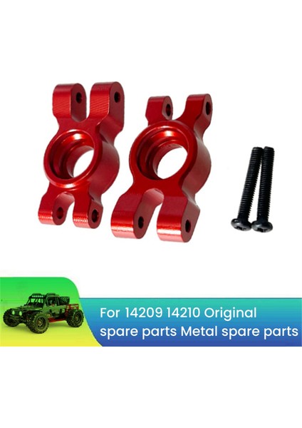 Rc Araç Metal Yükseltme Arka Tekerlek Kupası Mjx Hyper Go 1/14 14209 14210 H14BM Rc Araç Yükseltme Parçaları (Kırmızı) (Yurt Dışından) indirimleri