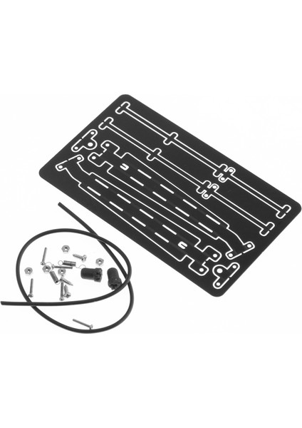 Eksenel 1/6 Scx6 Jeep Rc Araba Yükseltme Parçaları Aksesuarları Siyah (Yurt Dışından) fırsatları