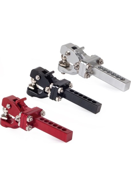 Cnc Metal Römork Çekme Kancası Damla Hitch 1/10 Rc Craıl Araç Traxxas Trx4 Eksenel SCX10 90046 Redcat Yükseltme Parçaları, Siyah (Yurt Dışından) modelleri