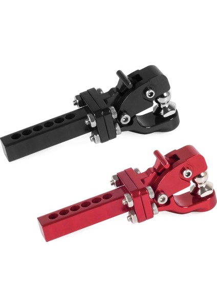 Cnc Metal Römork Çekme Kancası Damla Hitch 1/10 Rc Craıl Araç Traxxas Trx4 Eksenel SCX10 90046 Redcat Yükseltme Parçaları, Siyah (Yurt Dışından) indirimleri