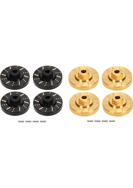 4pcs Pirinç Tekerlek Hex Hub Adaptör Karşı Ağır Fren Diski 1/18 Fms Eazyrc Rochobby Rc Araba Yükseltme Parçaları, Sarı (Yurt Dışından) fırsatları