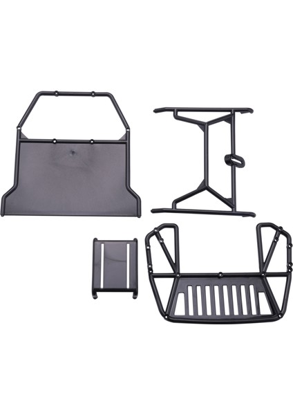 1/10 Rc Prıgler Traxxas Trx4 Için Rc Araba Vücut Kabini ve Arka Yarı Kafesi Cherokee Axial SCX10 90046 Redcat Gen 8 Scout Iı, Arka Yarım Kafes (Yurt Dışından)