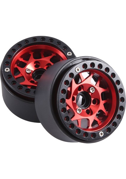 4pcs 1.9 Inç Metal Beadlock Tekerlek Göbeği 1/10 Rc Paletli Araba Trx4 Eksenel SCX10 Redcat Gen8, Kırmızı 14 (Yurt Dışından) indirimleri
