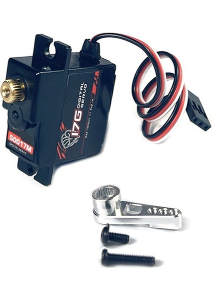17G 3,5kg Metal Gear Dijital Servo ve Metal Servo Kol S0017M Wpl C14 C14 C24 Mn D90 MN99S Rc Araç Yükseltme Parçaları, 3 (Yurt Dışından)