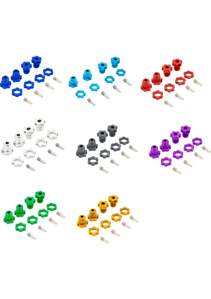 4pcs 17MM Altıgen Fındık Spline Tekerlek Göbekleri Rc Traxxas Için 5353X 1/10 E-Maxx Zirvesi E-Revo Revo 3.3 Slayer Pro 4x4, Koyu Mavi (Yurt Dışından) fiyatları