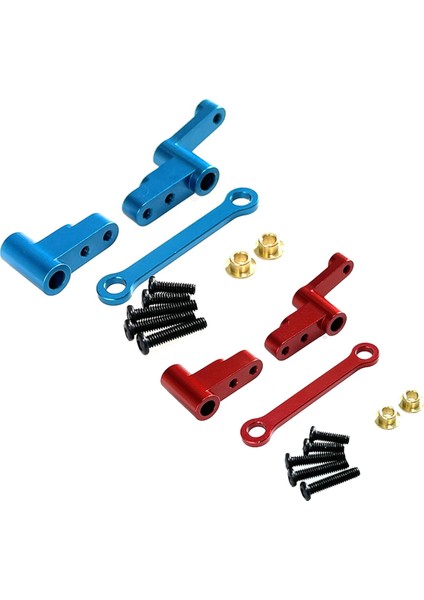 Mjx Için Direksiyon Kolu Seti 1/14 14301 14302 Rc Araç Yükseltilmiş Parçalar Direksiyon Montajı Kırmızı (Yurt Dışından) fırsatları