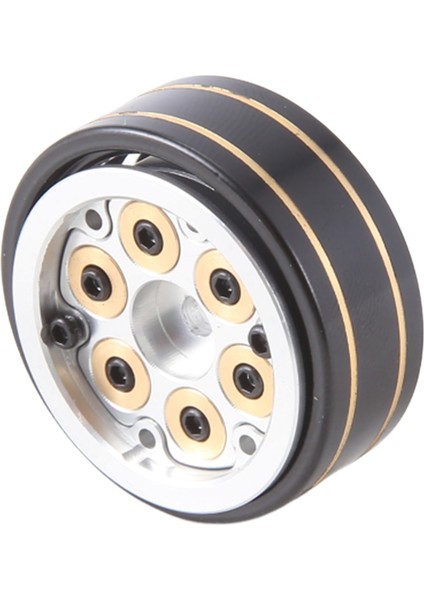 4pcs 1.0inch Mini Beadlock Tekerlek Jant Hub 1/24 1/18 Rc Paletli TRX4M AX24 SCX24 FCX24 FCX18 Rc Trawler Araba Gümüş (Yurt Dışından) fırsatları