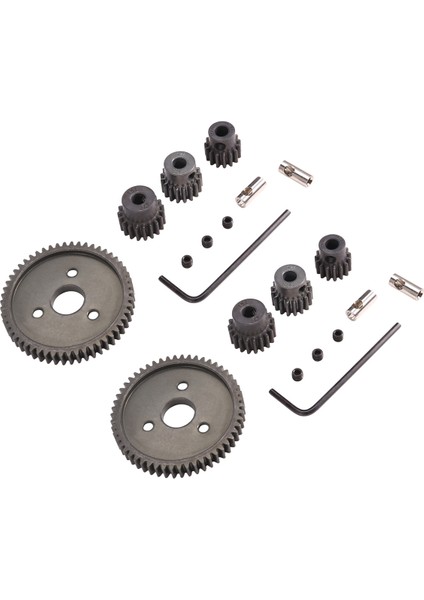 32P 5mm 15T Pinyon ve M0.8 11MM 54T Büyük Dişli Sertleştirilmiş Çelik Motor Dişli Çöp E-Revo Zirvesi 1/10 Rc Araba (Yurt Dışından) fiyatları