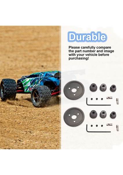 32P 5mm 15T Pinyon ve M0.8 11MM 54T Büyük Dişli Sertleştirilmiş Çelik Motor Dişli Çöp E-Revo Zirvesi 1/10 Rc Araba (Yurt Dışından) indirimleri