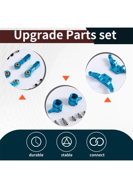 Wltoys Için Metal Tam Set Yükseltme Parçaları 1/28 P929 P939 K979 K989 K999 K969 Rc Araç Parçaları, Mavi (Yurt Dışından) fırsatları