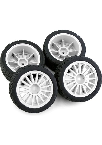4pcs Tamiya Için 67MM Kauçuk Lastik Tekerlek Lastiği XV01 XV02 TT01 TT02 Ptg-2 1/10 Rc Ralli Yarış Araba Yükseltme Parçaları, Beyaz (Yurt Dışından) indirimleri