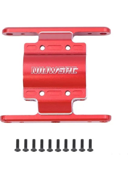 Niuwsrc Rc Skid Plaka Şanzıman Şanzıman Montajı 1/18 Rc Prwler Fcx 18 FCX18 Yükseltme Parçaları Kırmızı (Yurt Dışından)