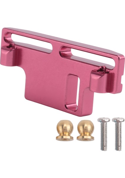 Wpl D12 Için 1/10 Rc Kamyon Araba Yükseltme Parçaları Metal Direksiyon Grubu Direksiyon Bloğu Yedek Aksesuarlar, Kırmızı (Yurt Dışından)