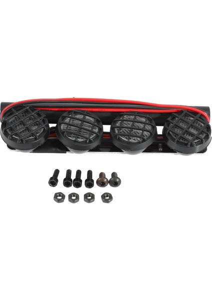 1/10 1/8 Rc Arabası Hsp Tamiya CC01 Axıal SCX10 Için 4 Spot Işığı ile Çok Fonksiyonlu Ultra Parlak Lamba LED Çatı Işık Çubuğu (Yurt Dışından) modelleri