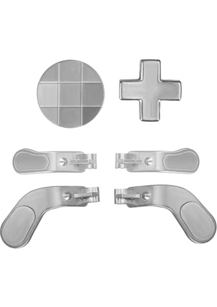 Xbox One Series 2 Için 6pcs Metal Denetleyici Parçaları 4 Kürekler 2 D-Pad Oyun Değiştirme Denetleyicisi Bileşeni Set B (Yurt Dışından)