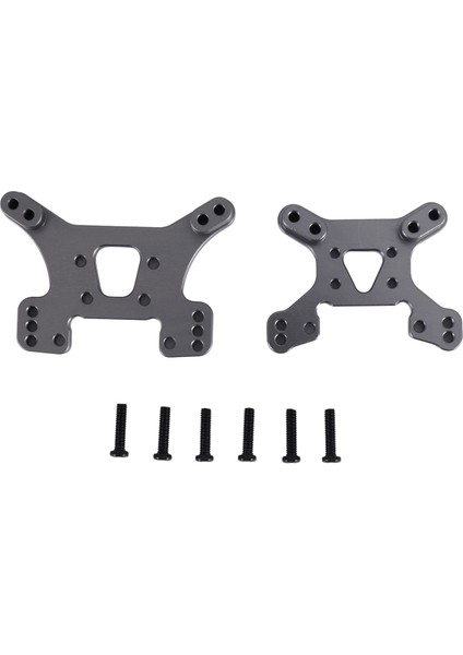 144001 Parça Ön ve Arka Şok Kulesi Tahtası Seti Yedek Aksesuar Parçaları 144001 1/14 4WD Rc Araba, Gümüş (Yurt Dışından)