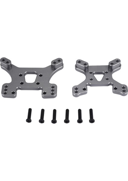 144001 Parça Ön ve Arka Şok Kulesi Tahtası Seti Yedek Aksesuar Parçaları 144001 1/14 4WD Rc Araba, Gümüş (Yurt Dışından) fiyatları