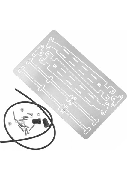 Eksenel 1/6 Scx6 Jeep Rc Araba Yükseltme Parçaları Aksesuarları Için Metal Ön Cam Silecek Dekorasyonu Gümüş (Yurt Dışından) indirimleri