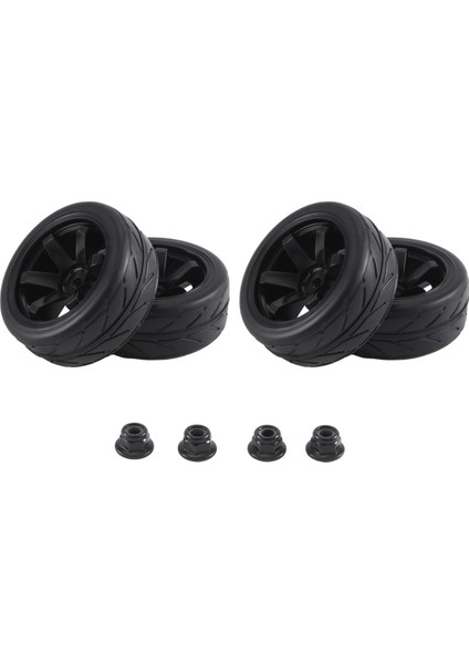 4pcs 12MM Altı Tekerlek Jantlar ve Od 2.59 Inç Rc Için Rc 1/10 Yol Touring Araba, E Için (Yurt Dışından) fiyatları