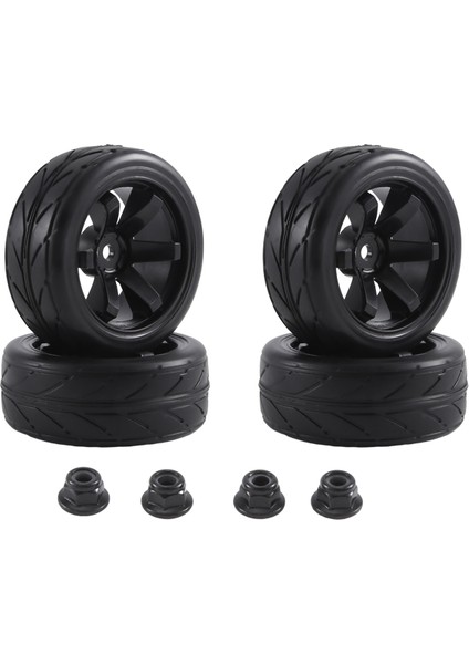 4pcs 12MM Altı Tekerlek Jantlar ve Od 2.59 Inç Rc Için Rc 1/10 Yol Touring Araba, E Için (Yurt Dışından) modelleri