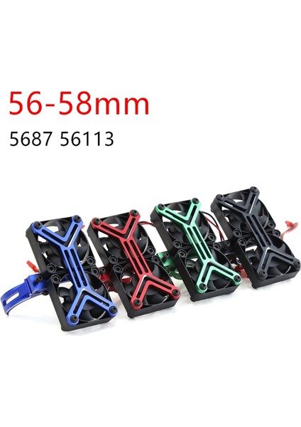 5687 56113 Motorlu Isı Lavabosu Çift Soğutma Fanı Isir Sebzesi 56-58MM 1/5 Traxxas Xmaxx Xrt Arrma Kraton Yükseltme Parçaları, Kırmızı (Yurt Dışından) fiyatları