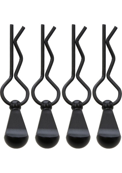 4pcs Metal Gövde Klipsli Tutucu Kabuk 1/5 1/6 1/7 1/8 Rc Için Sabit Toka Kilitleri Parça Aksesuarları, 4 (Yurt Dışından)
