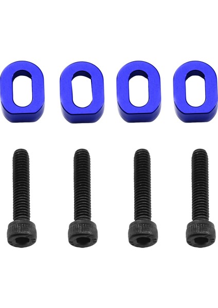 Traxxas Için Vidalar Kiti ile Alüminyum Alaşım Sabit Motor Taban Takviyesi 1/5 X-Maxx 6s Canavar Kamyon Aksesuarları Mavi (Yurt Dışından)