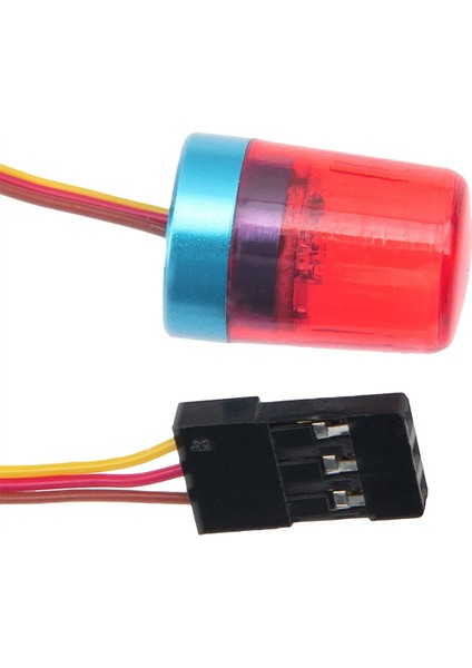 2pcs Çok Function Rc LED Flash Işıklar Alarm Lambası Flaş 1/14 Rc Tamiya Traktör Rc Kamyon Kırmızı (Yurt Dışından) fırsatları