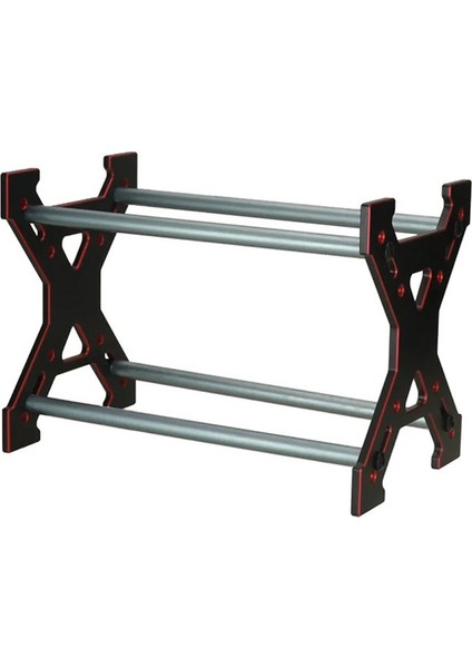 Metal Rc Arabalar Lastikler Depolama Raf Tekerlekleri 1/24 1/18 Eksenel SCX24 TRX4M FCX24 Ölçekli Uzaktan Kumanda Oyuncaklar Kırmızı (Yurt Dışından)