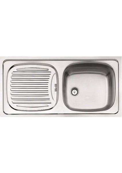 Ebm 45 Sol Paslanmaz Çelik Tek Hazneli Evye modelleri