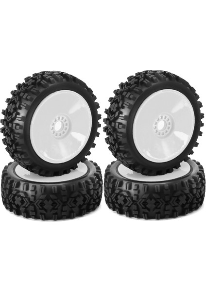 4pcs 1/8 Rc Tekerlek Lastik Kauçuk 120MM 112MM Lastik 17MM Hub Hex Için 1/8 Rc Araba Canavarı Kamyonu Yol Off-Road, Beyaz (Yurt Dışından) indirimleri