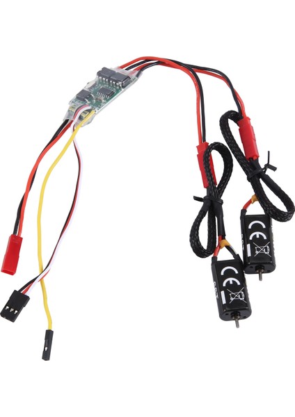 1 Adet Çift Yollu Çift Yönlü Fırçalanmış Esc 2s-3s Lıpo 5A Esc Rc Modeli Için 2pc 050 66T Fırçalanmış Motorlu Hız Kontrolü (Yurt Dışından)