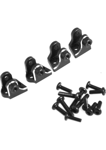 Rc Araba Yükseltme Losi 1/18 Mini Lmt 4x4 Fırça Canavar Kamyonu Için Alt Rik Çubuk Sabitleme Koltuk Kiti Rc Araba Yükseltme Parçaları Siyah (Yurt Dışından)