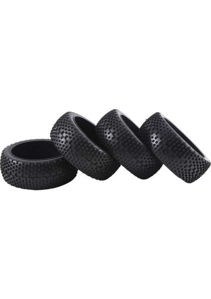 Rc 1: 8 Off Road Araba Buggy Kauçuk Lastikler ve Plastik Tekerlek Jantlar Hub Hex 17 mm 81-801, C (Yurt Dışından)