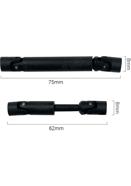 2pcs LD-P06 Ldrc LD-P06 Ld P06 Unımog 1/12 Rc Kamyon Araç Aksesuarları Için Sürücü Mağlık Cvd&#39;si (Yurt Dışından) modelleri