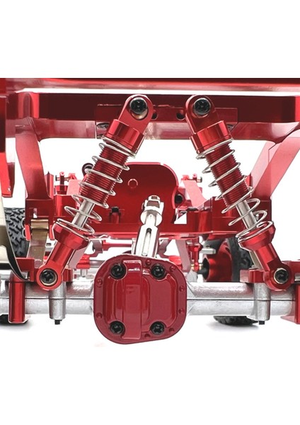 Alüminyum Arka Aksını Yay Sabitleme Dıy Rc Otomobil Kamyonu Rc Mn 1/12 MN82 LC79 MN78 Kırmızı (Yurt Dışından) modelleri