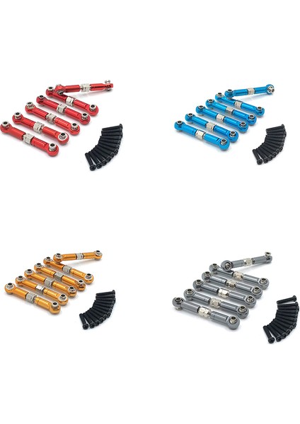 Ayarlanabilir Bağlantılar Hs 18301 18302 18311 18312 18321 18322 1/18 Rc Araba Yükseltme Parçaları, Kırmızı (Yurt Dışından) modelleri