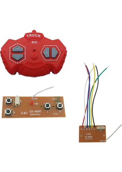 2.4g Dört Yönlü Uzaktan Kumanda Modülü 4ch Rc Uzaktan Kumanda Verici Alıcı Devre Kart Aksesuarları (Yurt Dışından)