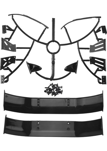 1/10 Rc Yarış Drift Araba Arka Kanatlar Drift Road Vücut Spoiler Kanat Evrensel Parçalar Aksesuarları (Yurt Dışından)