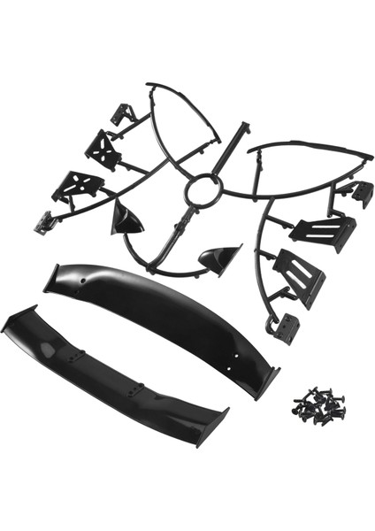 1/10 Rc Yarış Drift Araba Arka Kanatlar Drift Road Vücut Spoiler Kanat Evrensel Parçalar Aksesuarları (Yurt Dışından) fiyatları