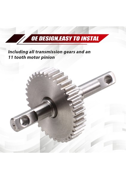 TRX4M Çelik Overdrive Underdrive Stok Şanzıman Dişli Pinyonu 1/18 Rc Prwler TRX4M Bronco Rc Yükseltmeleri 9: 7: 1 (Yurt Dışından) indirimleri