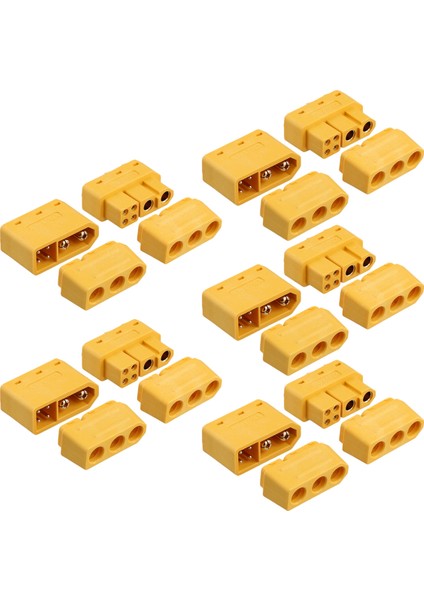 5paır XT60 (2+4) Rc Model Uçağı Için Sinyal Pimi ve Kılıf Lehim Tel Aksesuarları ile Erkek Dişi Fiş Konnektörü (Yurt Dışından) modelleri
