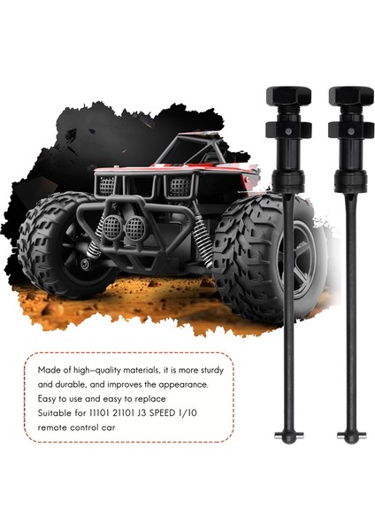 2pcs Sürücü Şaft Cvd Set EA1061 Jlb Racing Cheetah 11101 21101 J3 Hız 1/10 Rc Araç Parçaları Aksesuarları (Yurt Dışından) fırsatları